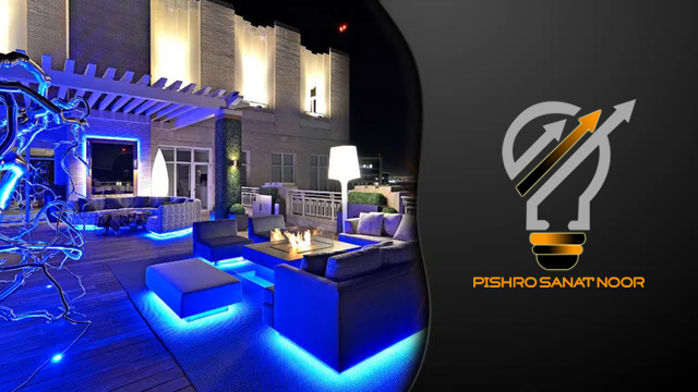 نمونه کار پیشرو صنعت نور