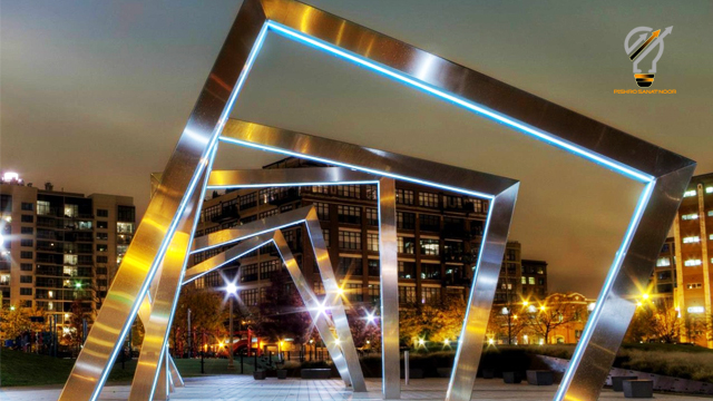 نمونه کار پیشرو صنعت نور